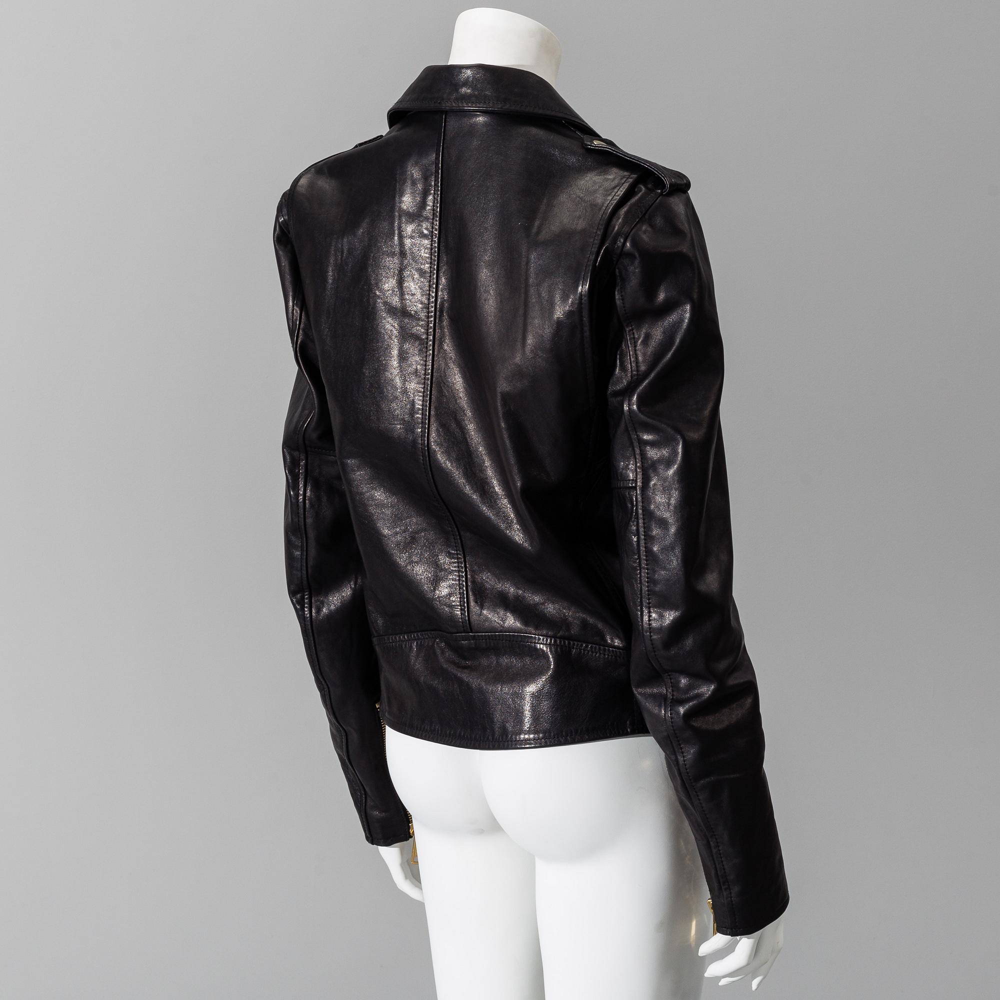 MOSCHINO, skinnjacka, italiensk storlek 48.
