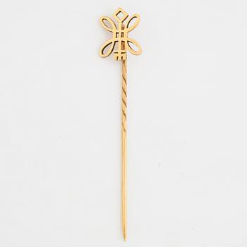 14K gold pin.