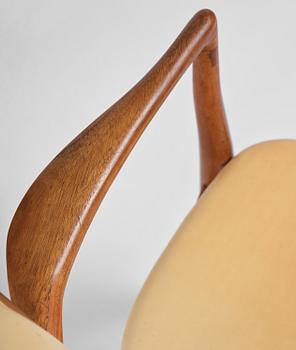 Finn Juhl, a set of six chairs and a pair of armchairs, model "Bo-63" and "Bo-72", Bovirke, Denmark, 1940s-50s.