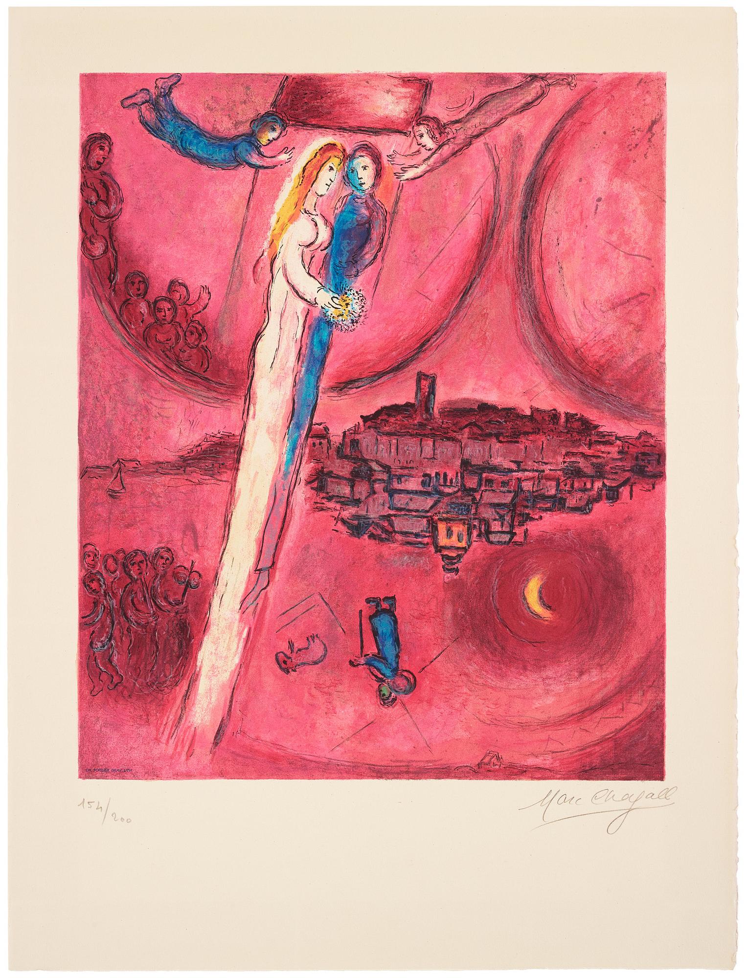 Marc Chagall After, "Le cantique des cantiques".