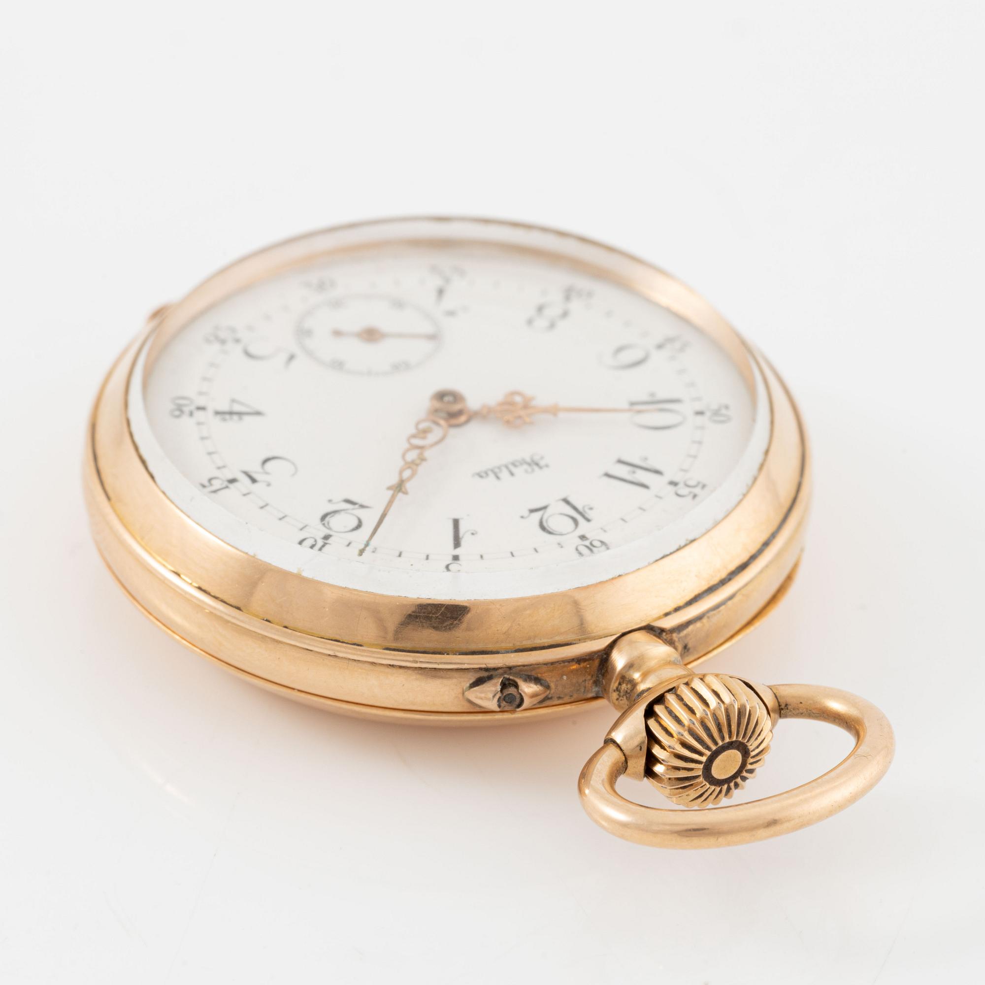 Halda, pocket watch, 40 mm.