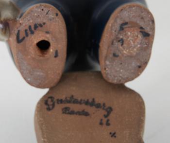 FIGURINER, 2 st, stengods, Lisa Larson, Gustavsberg.