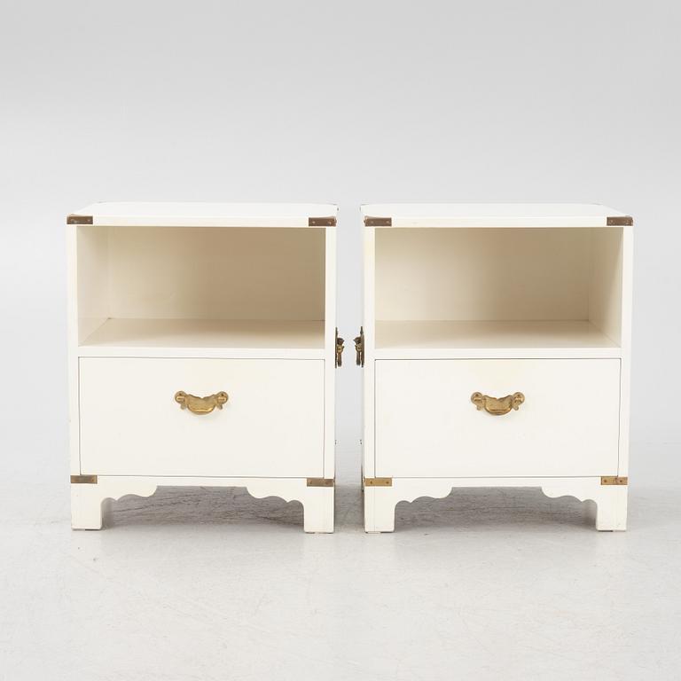 Ove Feuk, a pair of bedside tables, Nordiska Kompaniet/NK Interior, 1960s/70s.