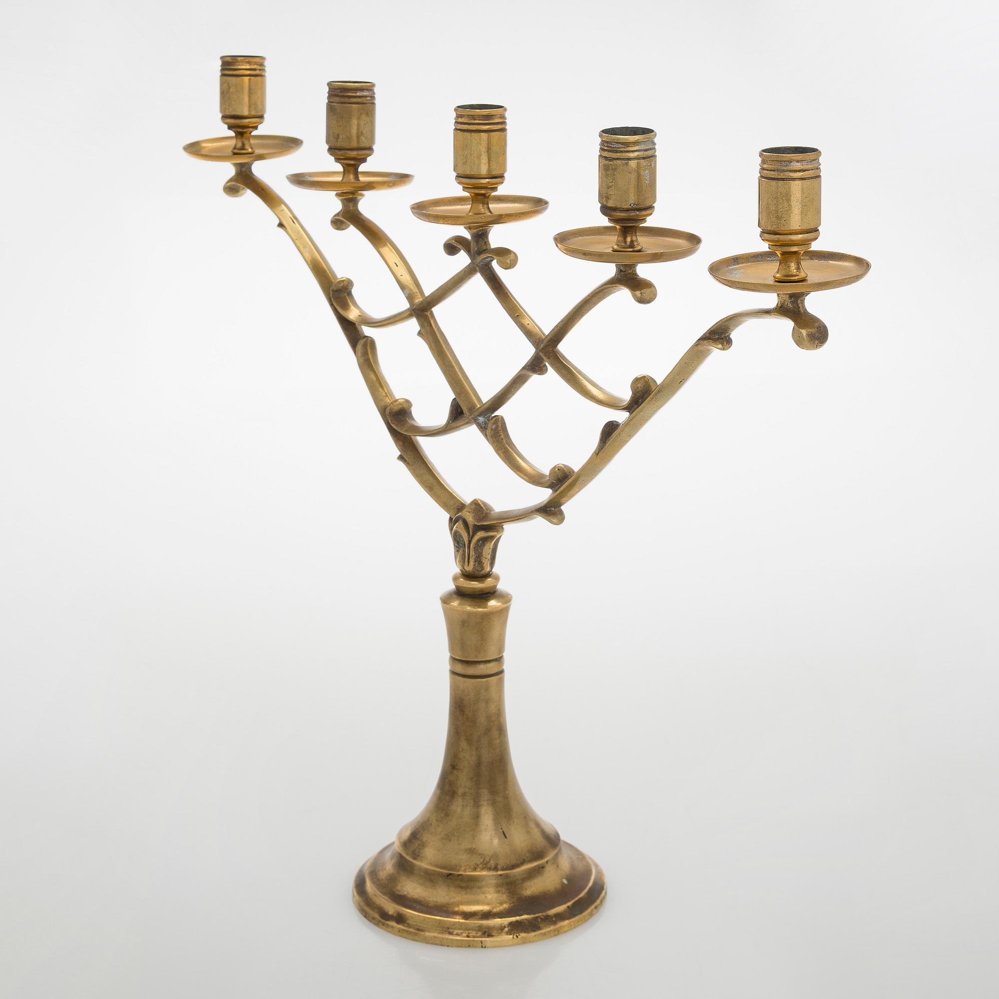 Paavo Tynell, A 1930s candelabrum, model 8003, Taito Oy, Finland.