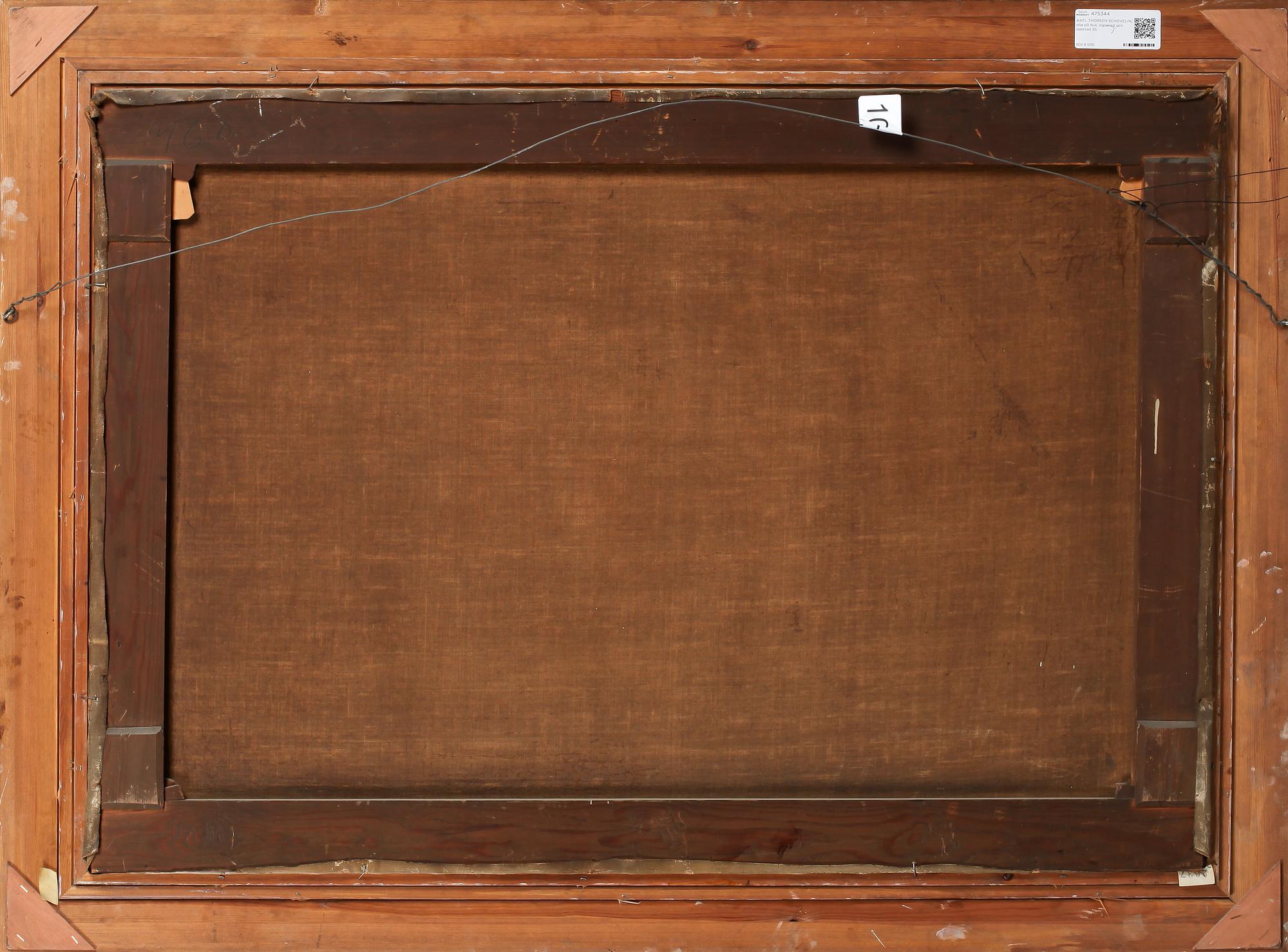 AXEL THORSEN SCHOVELIN, olja på duk, signerad och daterad 55.