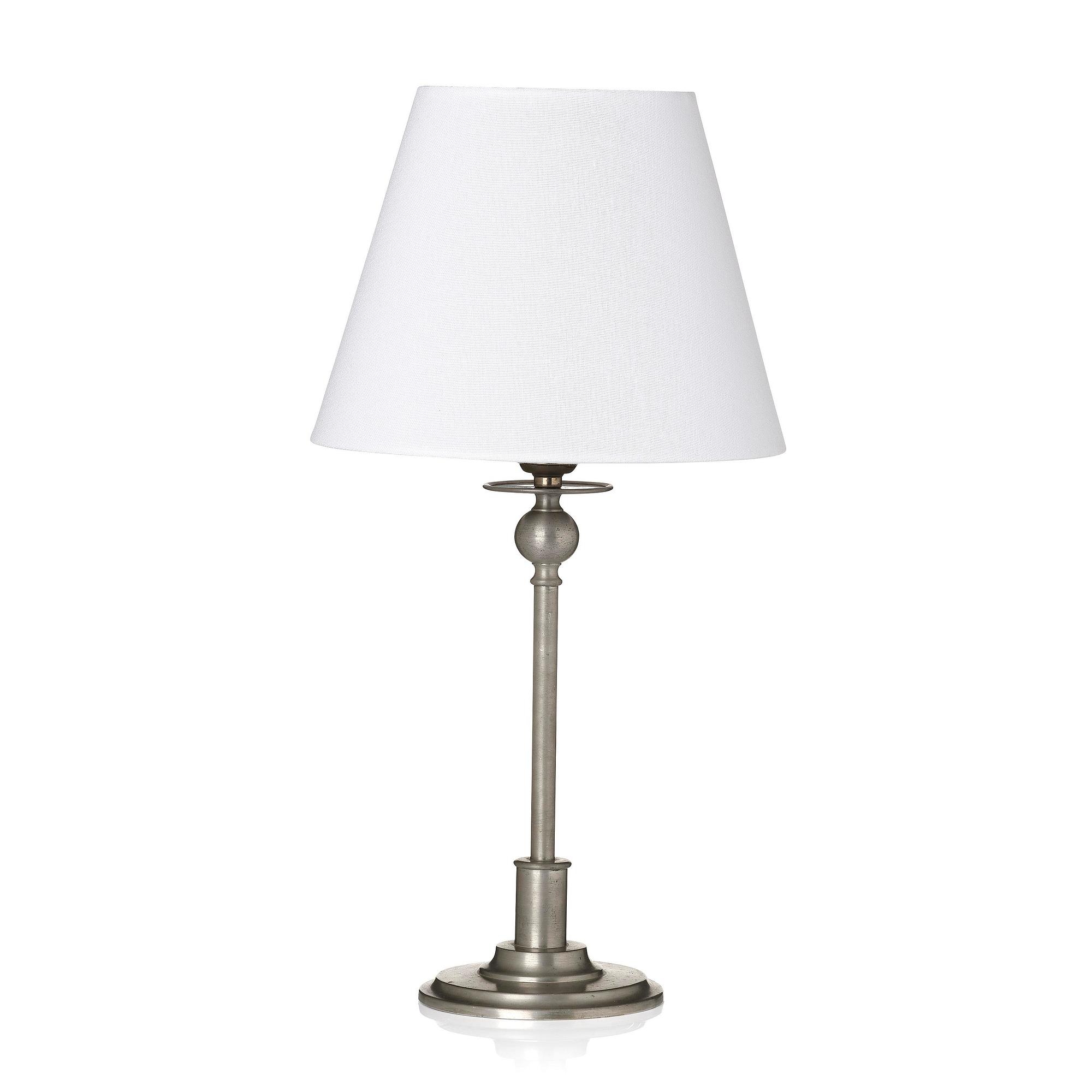 Firma Svenskt Tenn, a pewter table lamp model "A 520", Stockholm, 1928.