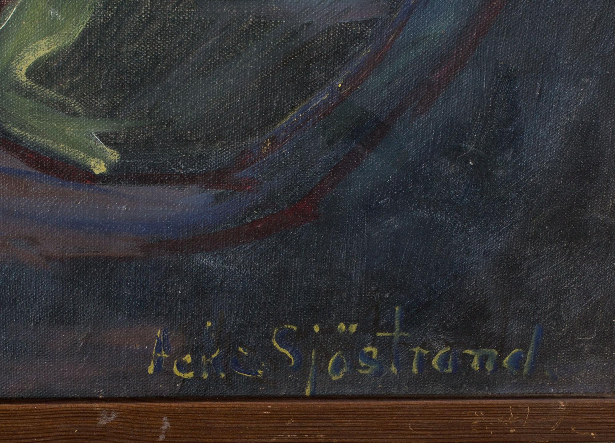 ACKE SJÖSTRAND, olja på duk, signerad.