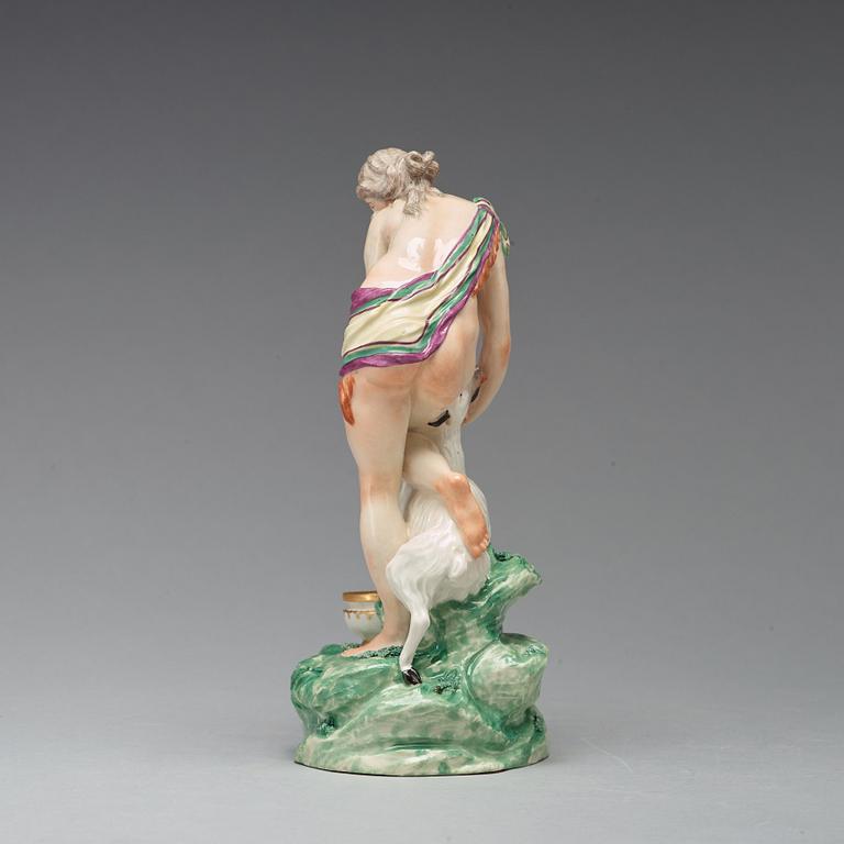 A Ludwigsburg allegorical porcelain figure, Germany, late 18th Century.