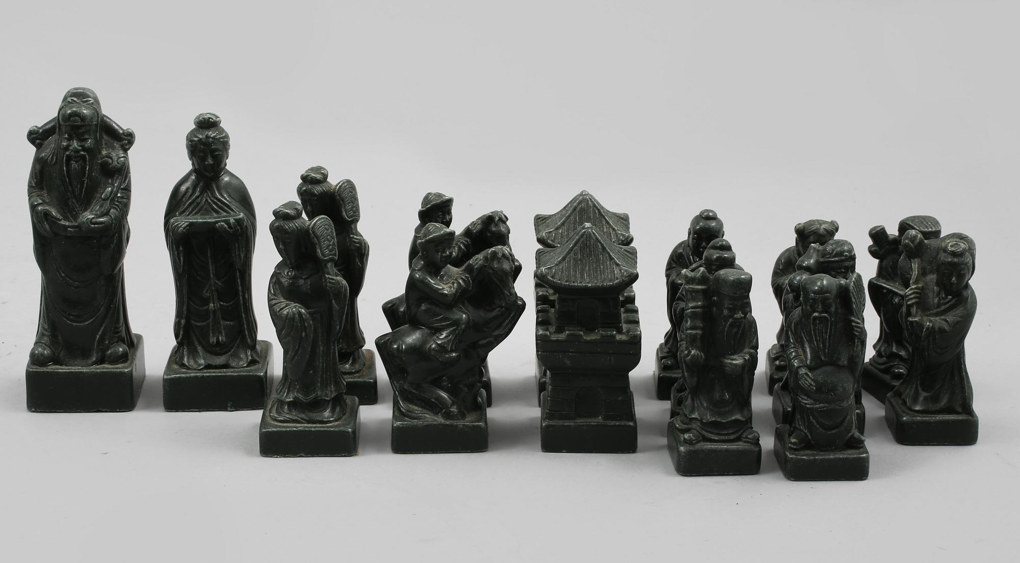 SCHACKSPEL, orientaliskt, 1900-tal.