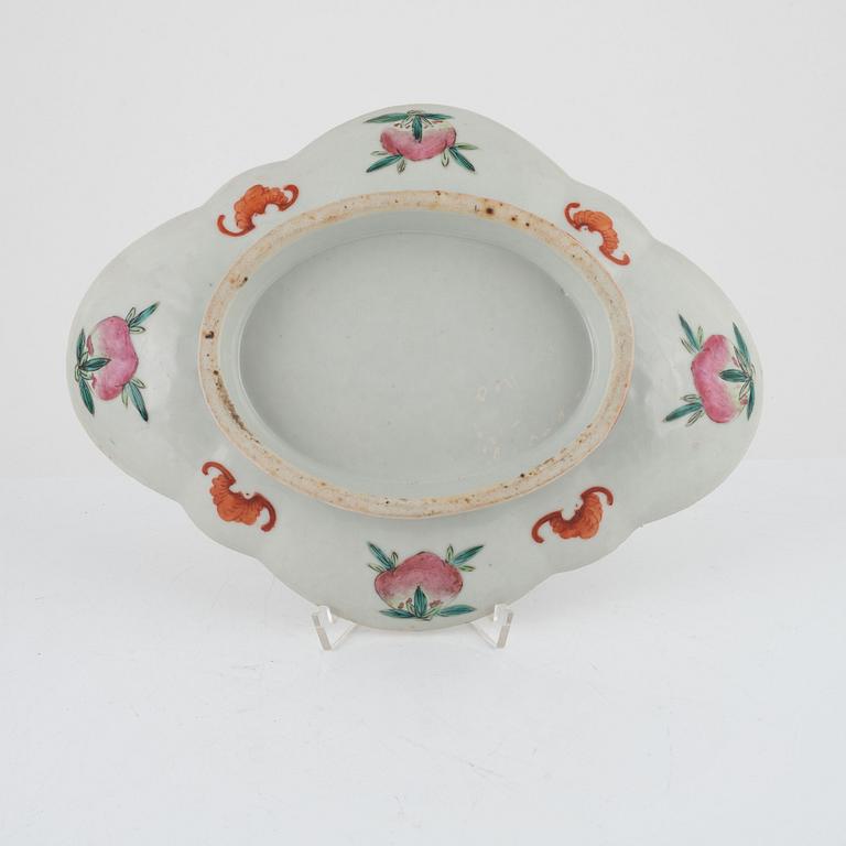 Tazza, porslin, Kina, sent 1800-tal.