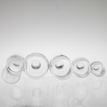 GLASSERVIS, 50 delar, "Marski" Tapio Wirkkala.