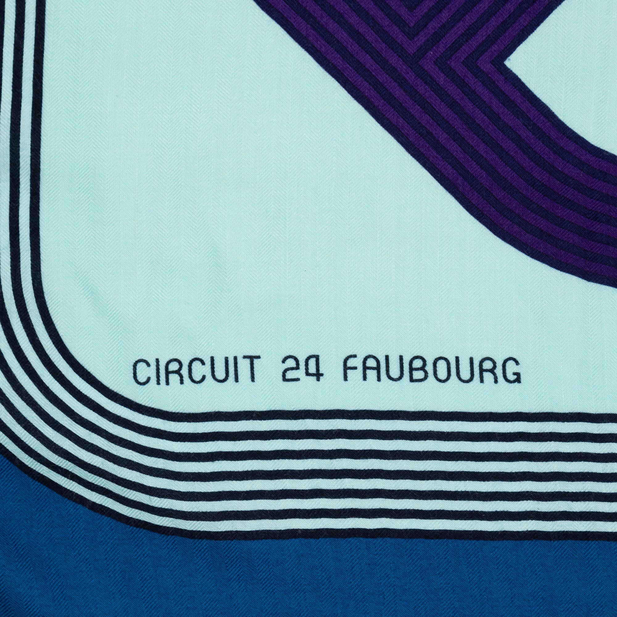 Hermès, sjal, "Circuit 24 Faubourg".