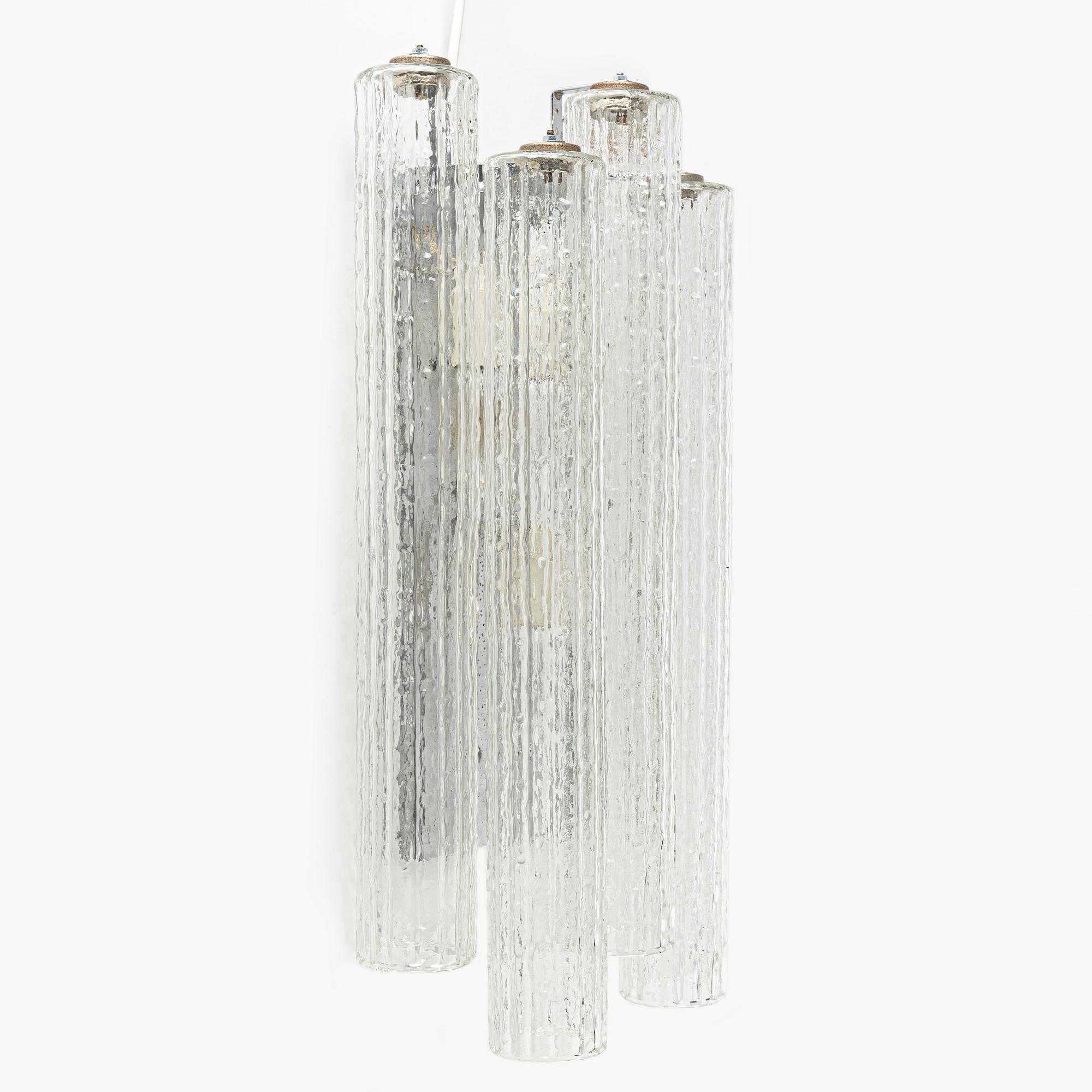 Toni Zuccheri, a wall lamp, Venini, Murano, Italy, 1960s/70s.