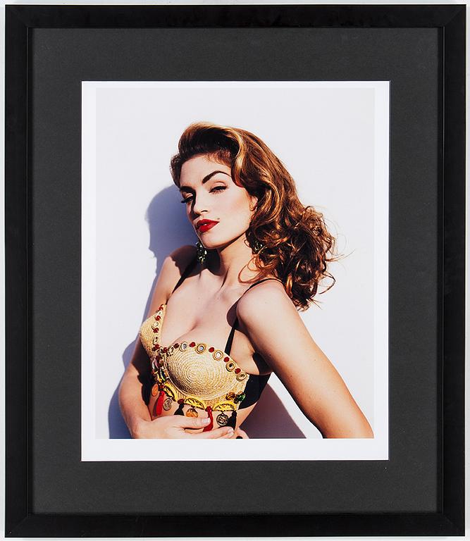 MICHEL COMTE, photograph,"Cindy Crawford, Vanity Fair Magazine 1992".