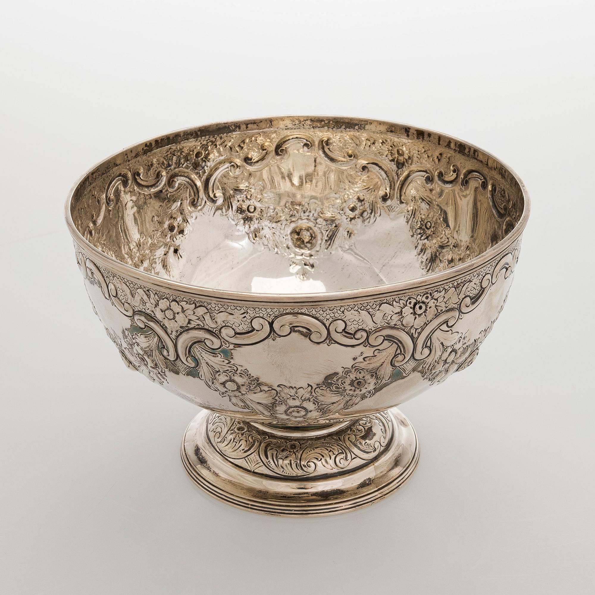 Malja, sterling hopea, Barker Brothers, Birmingham 1897.