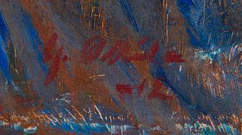 Yrjö Ollila, Kolme tyttöä aidalla.