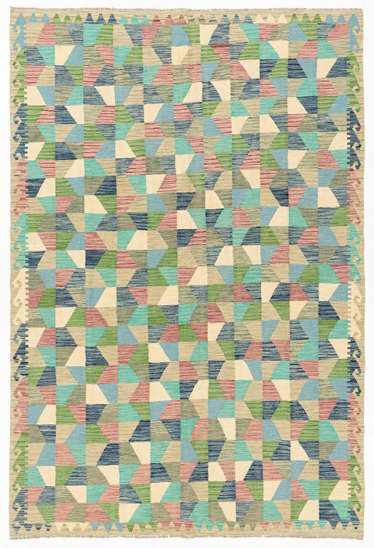 A kilim carpet, 294 x 197 cm.