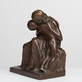 Theodor Lundberg, THEODOR LUNDBERG, Sculpture Brons. Signed and dated 1909. Foundry mark. Height 30 cm.