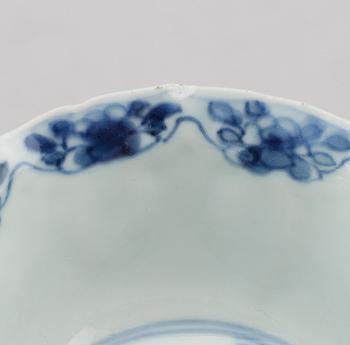 TESKÅLAR, 2 st, porslin, Kina, Kangxi 1662-1722.