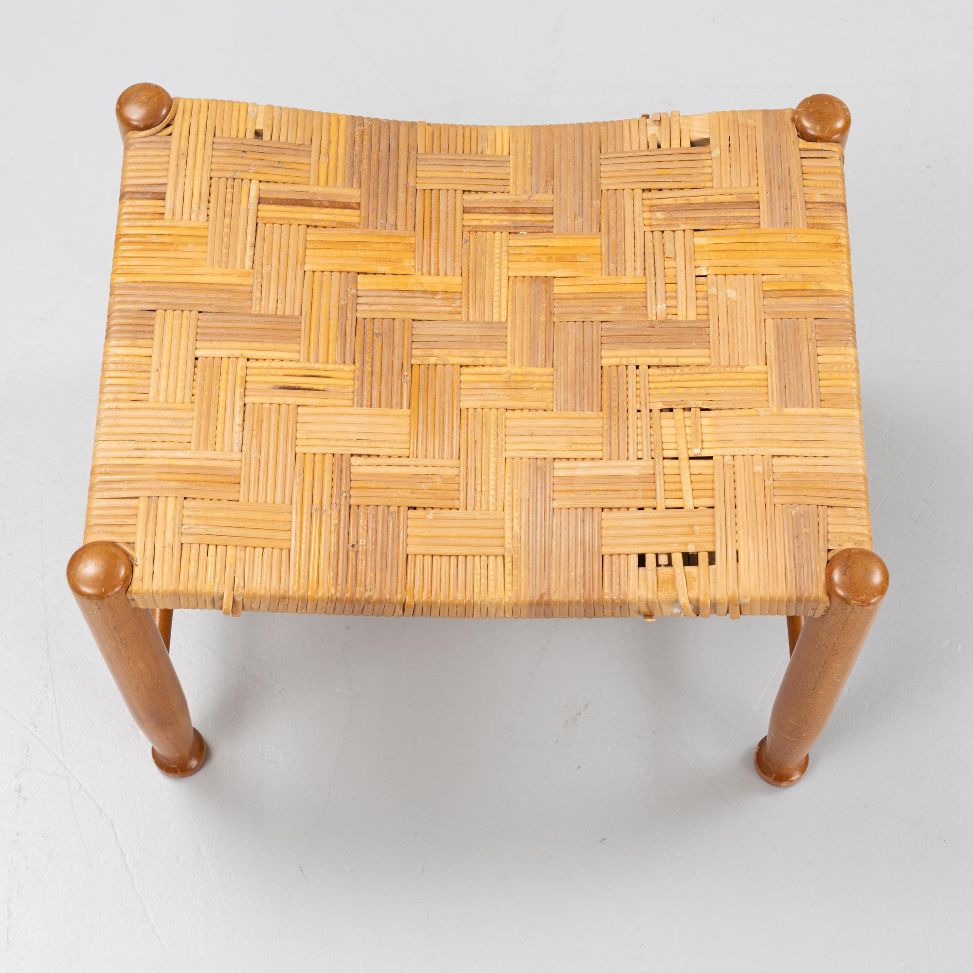 Josef Frank, a model 686 mahogany stool, Firma Svenskt Tenn.