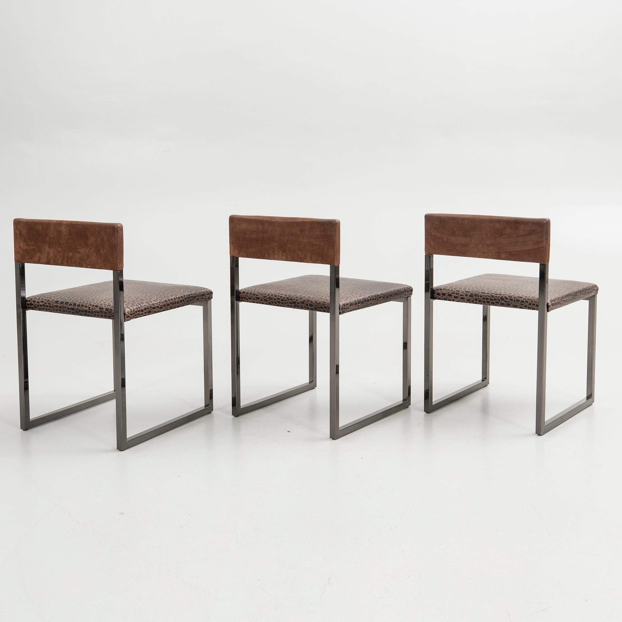 Rodolfo Dordoni, Chairs, 6 pcs, "Bag Light", Minotti, Italy, 1990s.