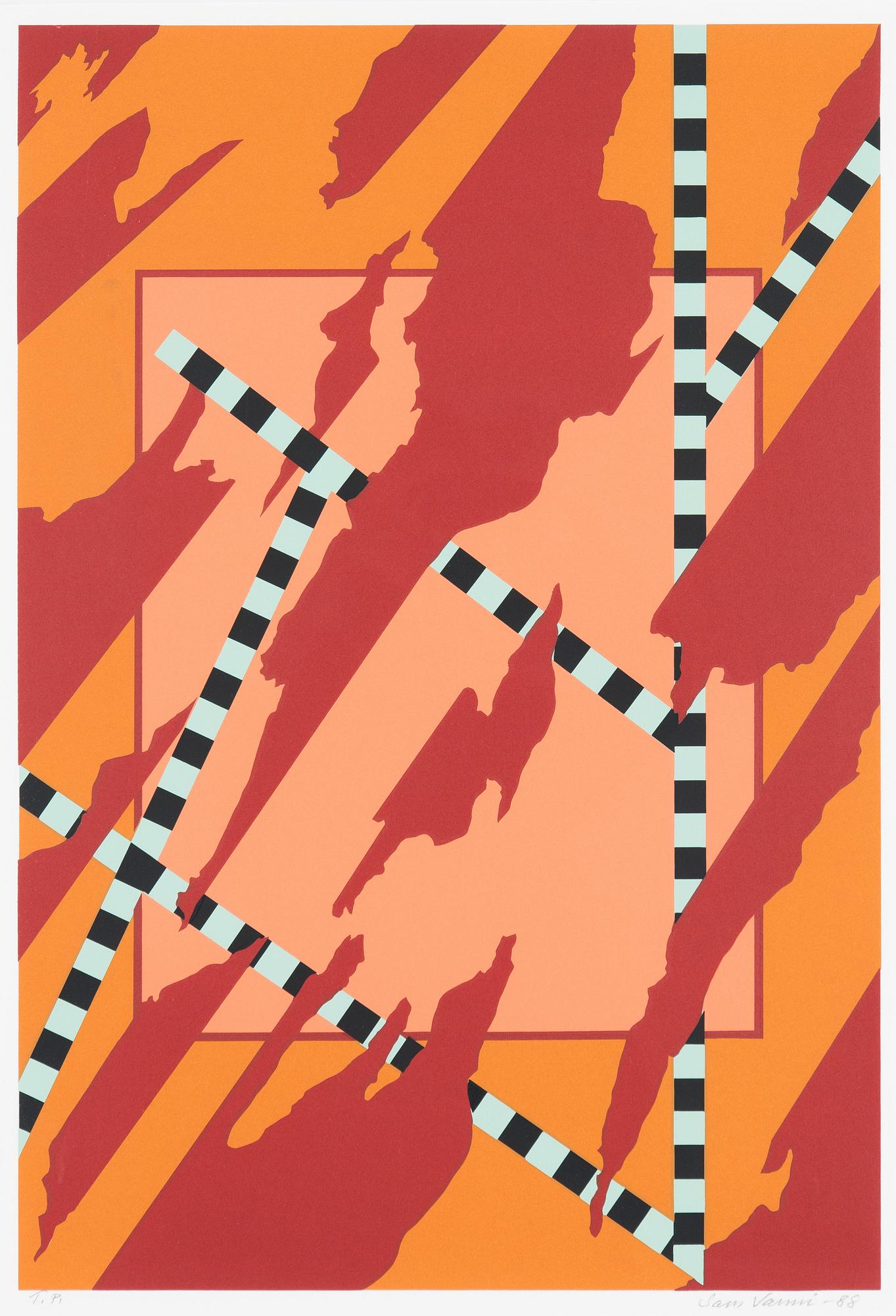 Sam Vanni, Composition in red.