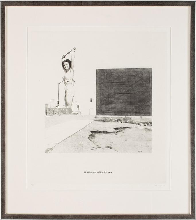 JOHN-E FRANZEN, etsning, sign o numr. 57/85, dat 2002.