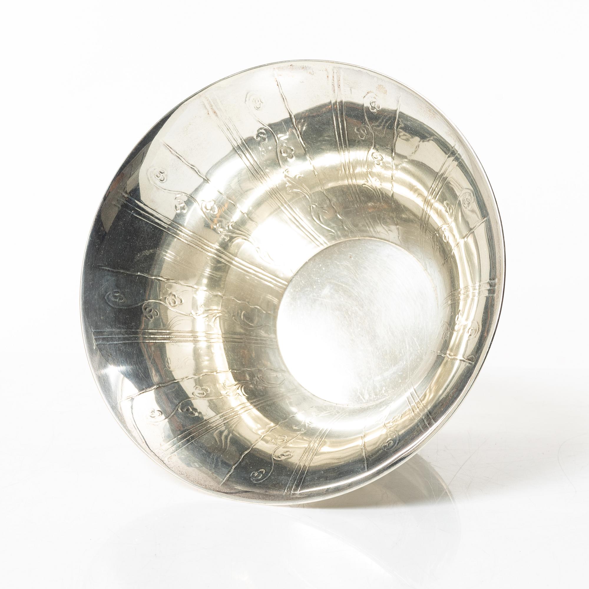 Guldsmedsaktiebolaget (GAB), GAB, skål, silver, Swedish Grace, Stockholm 1929.