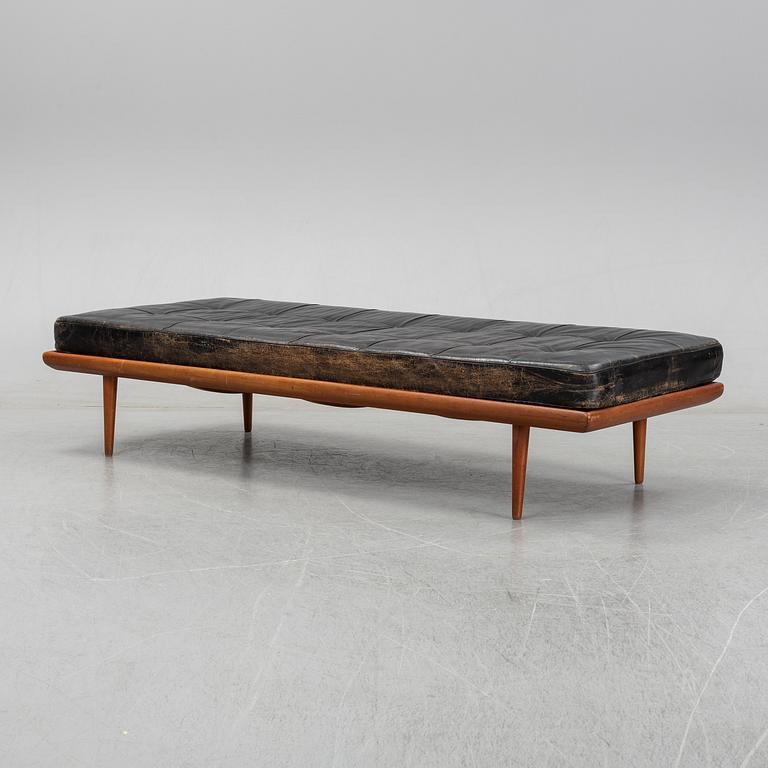 Peter Hvidt & Orla Mølgaard Nielsen, a 'Minerva' teak daybed, France & Son, Denmark, 1950's/60's.