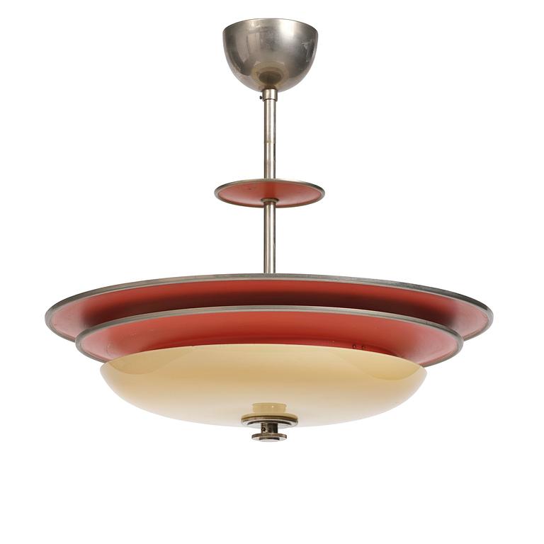 Erik Tidstrand, taklampa, modell 28805, Nordiska Kompaniet, 1930-tal.