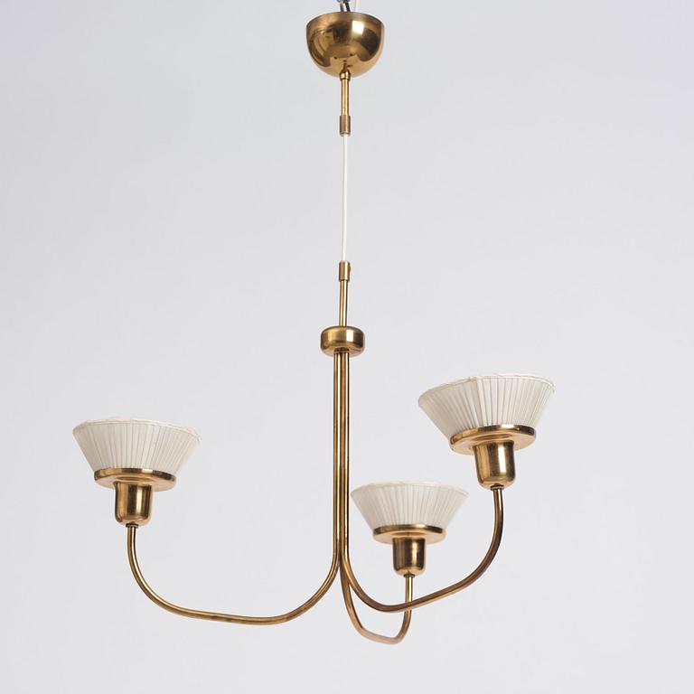 Josef Frank, a rare brass ceiling light model "G 2558", Firma Svenskt Tenn, 1950s-60s.