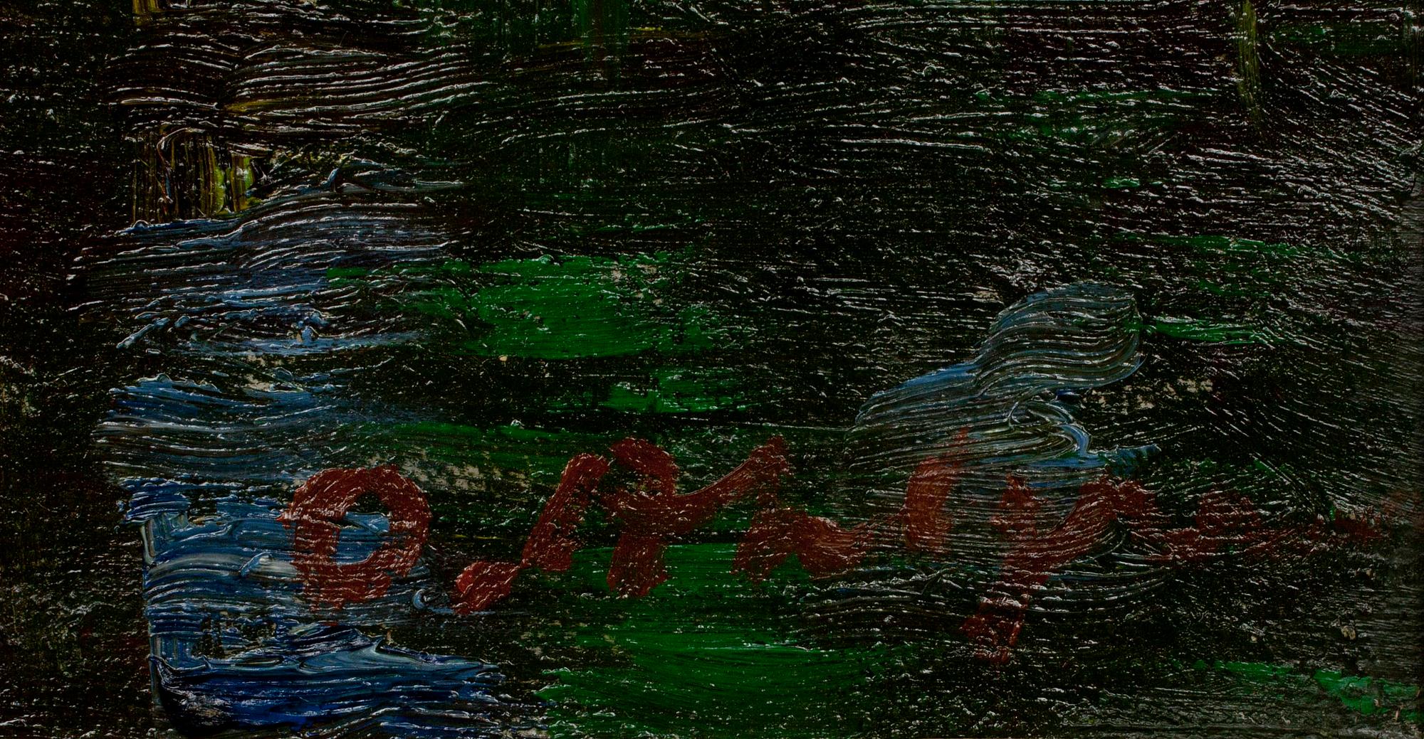 OLAVI AHLGREN, olja på duk, signerad.