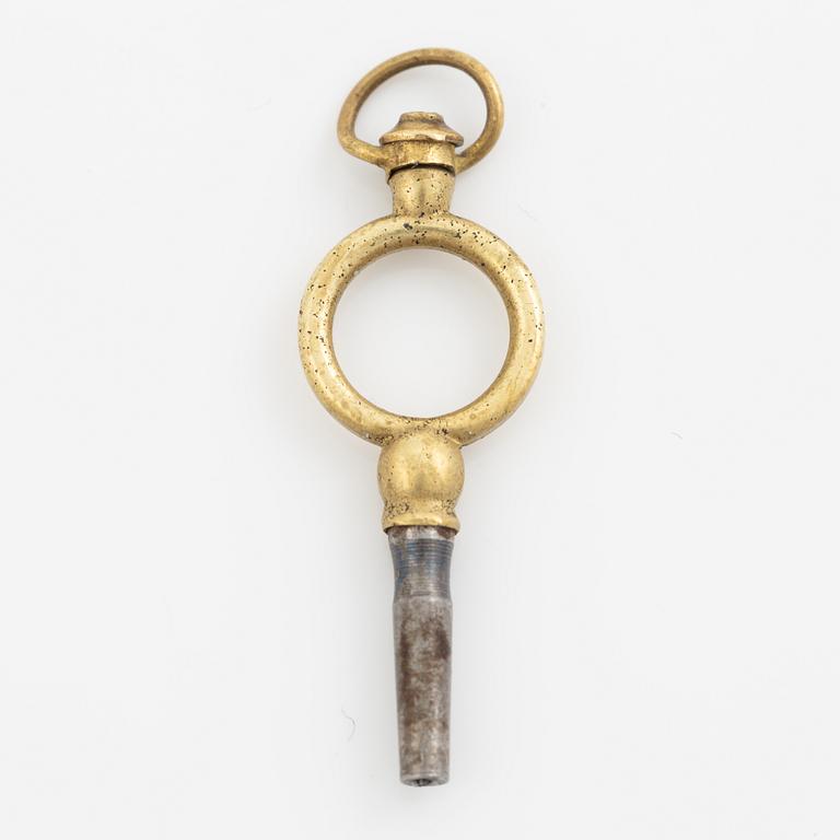 Pocket watch, 18K gold, 37 mm.