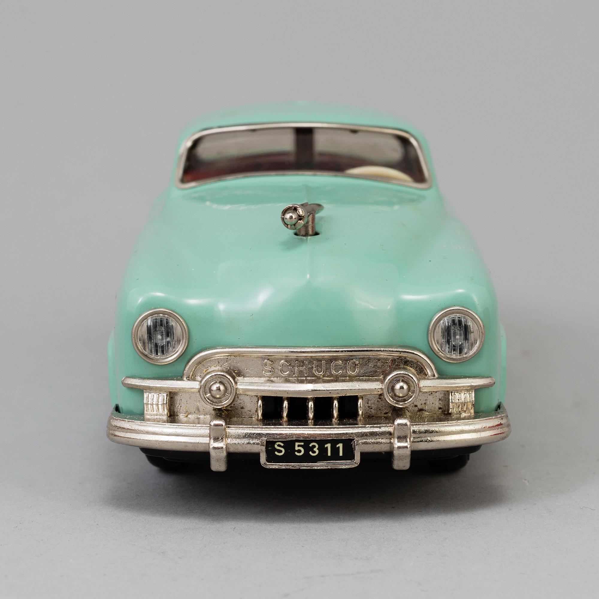 a Schuco "Elektro Ingenico 5311" car, Germany ca 1950.