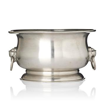 218. Estrid Ericson, & Anna Petrus, a pewter bowl/wine cooler model "A 531", Firma Svenskt Tenn, Stockholm, 1928.