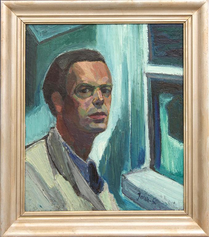 Gunnar Jonn, a signed and dated oil on board.