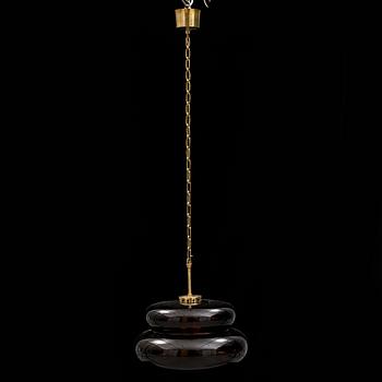 TAKLAMPA, "Bubblan", Carl Fagerlund, Orrefors, 1960-70-tal.