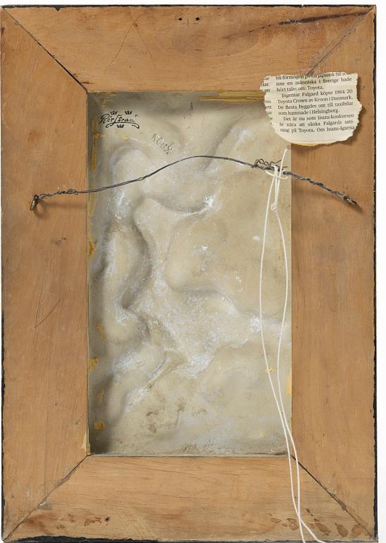 Nils Emil Lundström, a relief, Rörstrand.