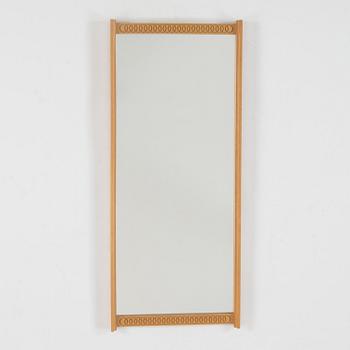 An oak mirror from Fröseke, 1960's.