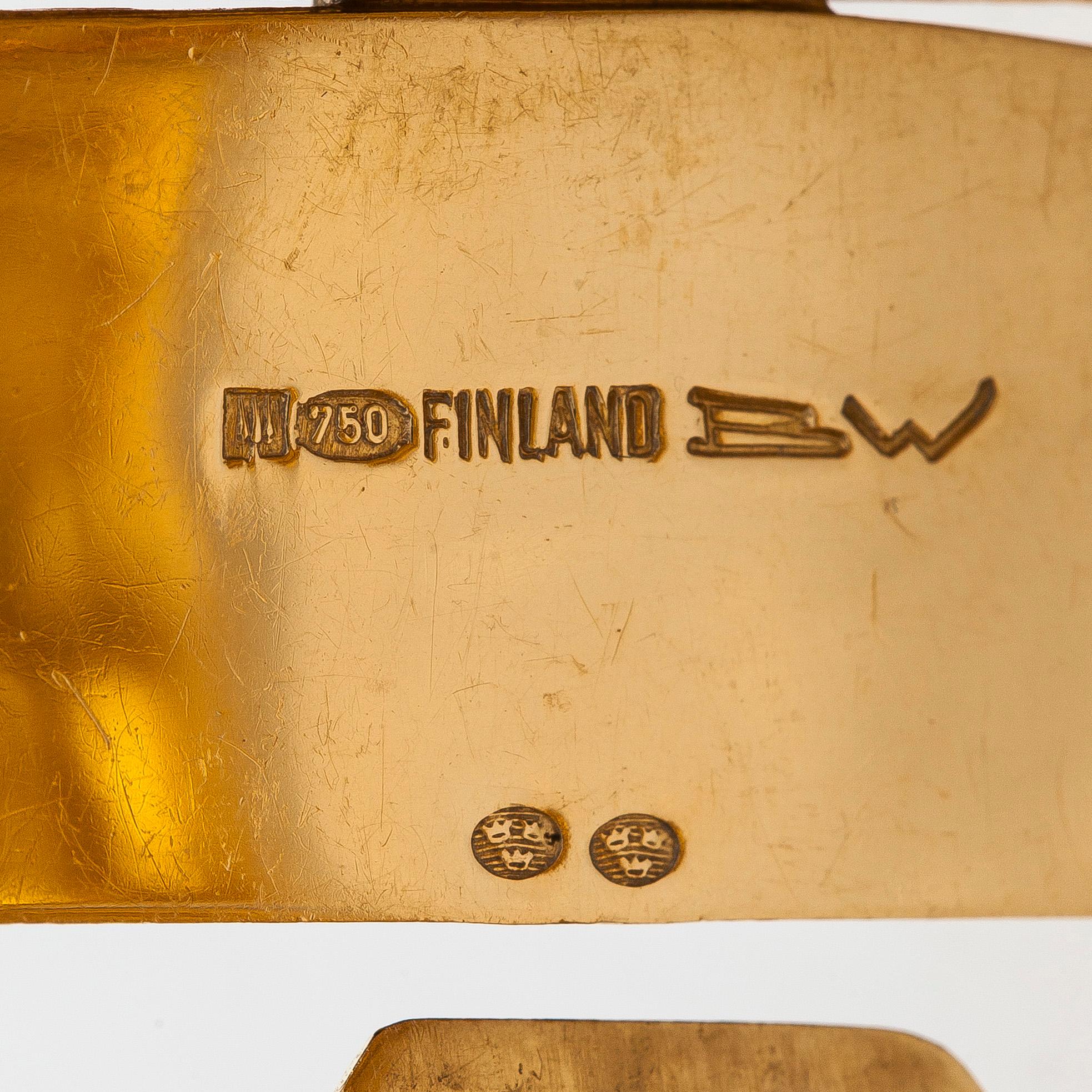Björn Weckström, an 18K gold 'Suma' bracelet for Lapponia.