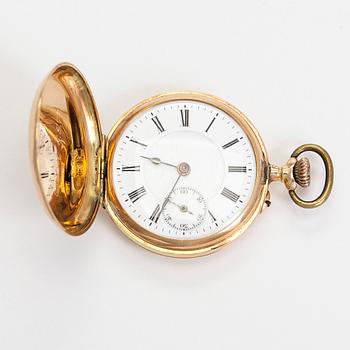 Pocket watch, hunter, 31 mm.