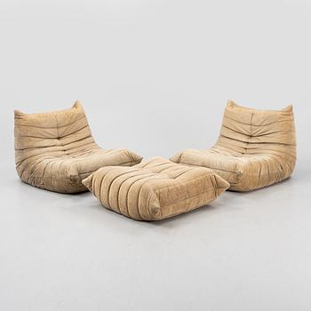Michel Ducaroy, a 6-piece 'Togo' modular sofa, Ligne Roset, France.