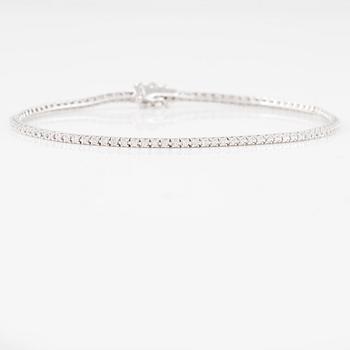 ARMBAND, sk tennisarmband, med briljantslipade diamanter ca 0.40 ct.