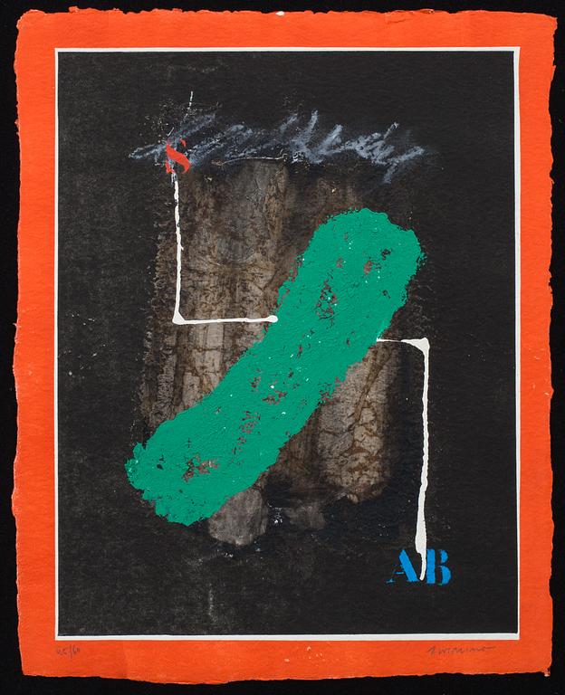 JAMES COIGNARD,  carborundumetsning, signerad och numrerad 45/60.