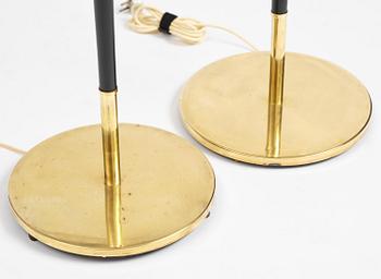 Scandinavian Modern, a pair of floor lamps, Denmark, 1950s–60s.