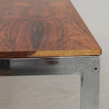 A 1960's/70's rose wood veneered coffee table by Gillis Lundgren for IKEA.