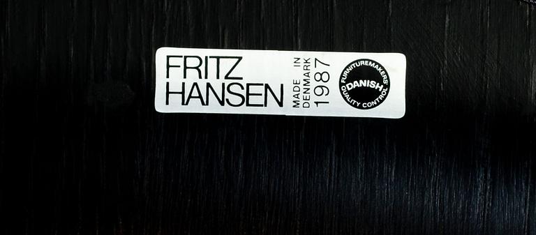 STOLAR, "Sjuan", 6 st, Arne Jacobsen, Fritz Hansen, Danmark, 1987.