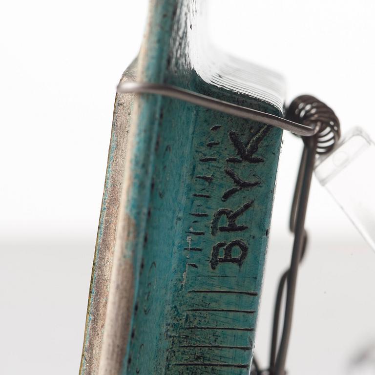 Rut Bryk, väggreliefer, 2 st, Arabia, Finland 1960-tal.