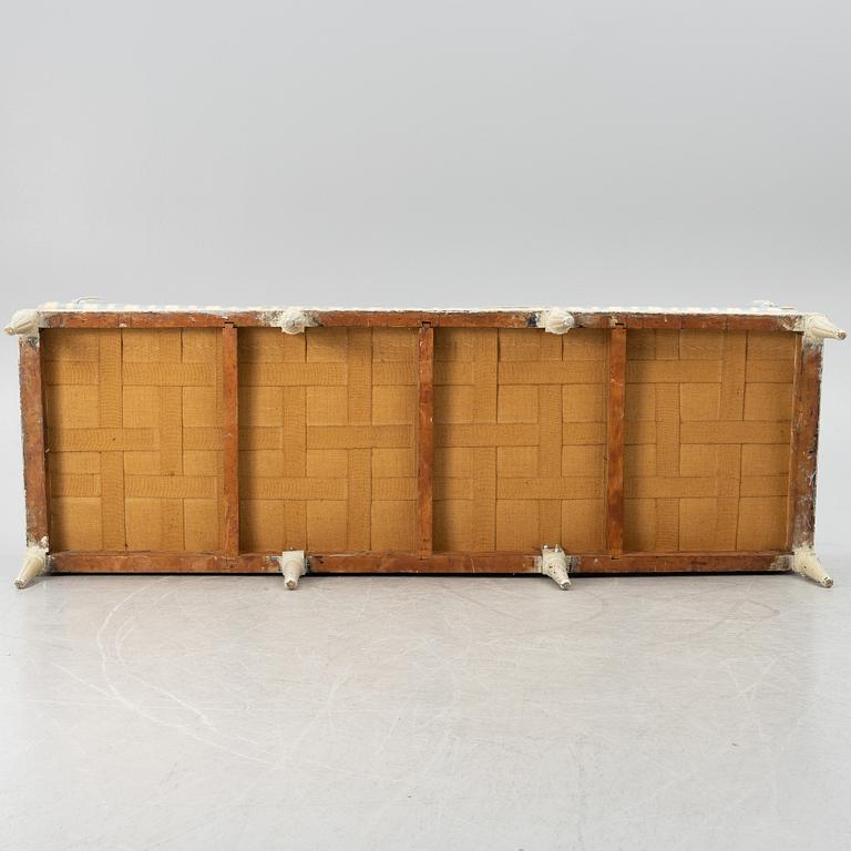 Trågsoffa, av Johan Lindgren, (mästare i Stockholm 1770-1800), Gustaviansk.