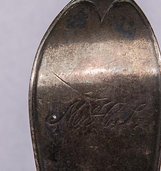 SOCKERSTRÖARE, silver, Anders Gustaf Grenman, 1811-1843, Vasa. 41 g.